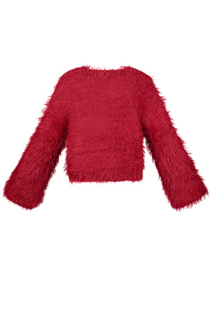 Fluffy finesse top - Red h5 Picture9