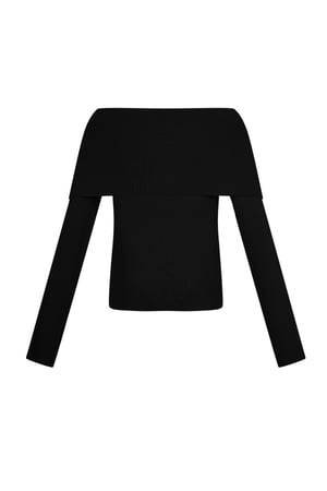 Basic off shoulder top - Black h5 Picture8