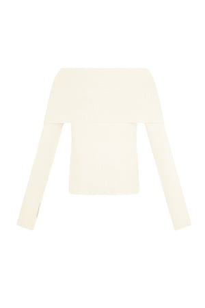 Basic off shoulder top - off white h5 Picture2