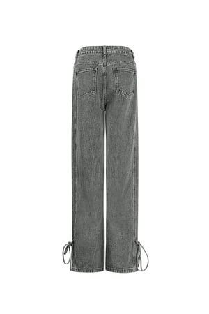 Jeans mit Bossy-Schleife - Grau h5 Bild12