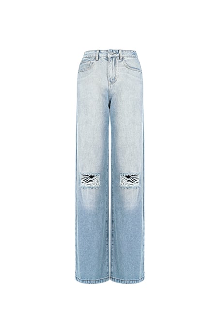 Jeans Wildblau - Hellblau 2