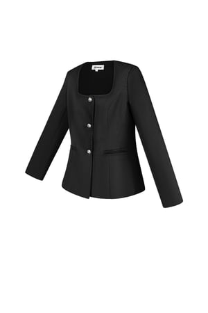 Blazer alla moda - nero h5 Immagine5