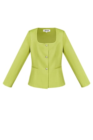 Blazer alla moda - lime h5 