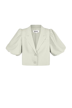 Blazer corto alla moda - Beige h5 