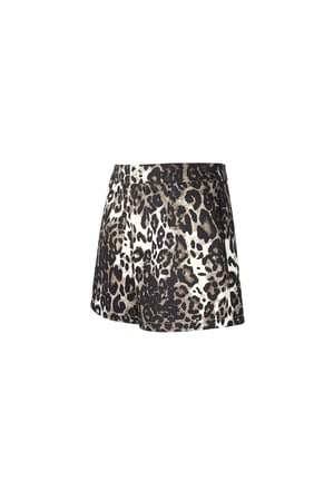 Pantaloncini stampa leopardo - Marrone h5 Immagine5