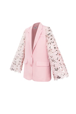 Blazer fluffy sparkle - Pink h5 Picture10