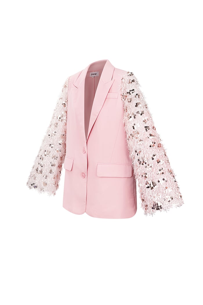 Blazer fluffy sparkle - Pink Picture10