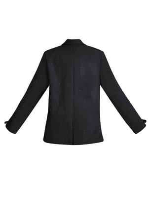 Blazer de piedra con mangas con cordones - negro h5 Imagen6