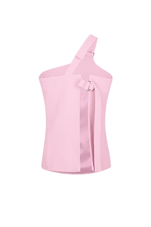 One-Shoulder-Cargo-Top - Rosa h5 Bild10