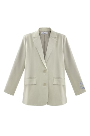 Blazer show your colorful smile - Beige h5 