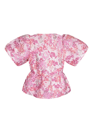 Short sleeve top floral - Pink h5 Picture9