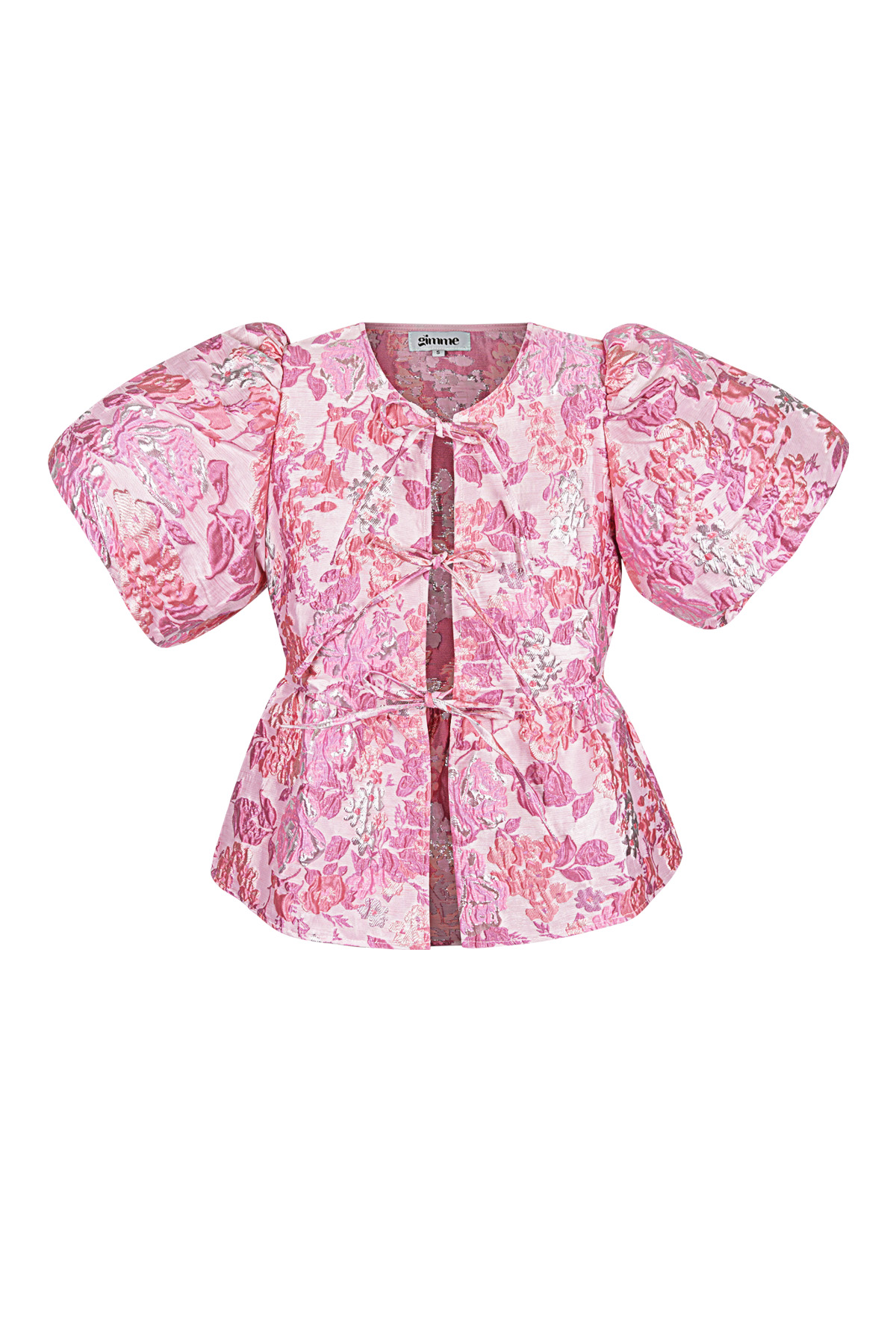 Short sleeve top floral - Pink