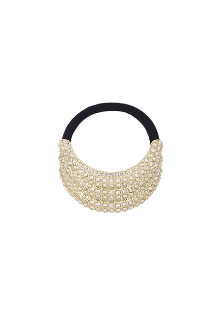 Elegant glow hair elastic - Gold color