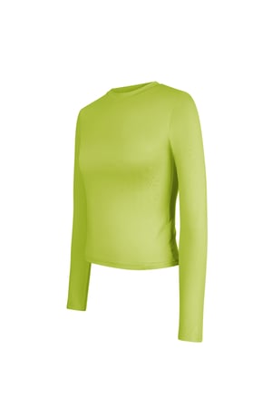 Everyday fit longsleeve high neck - Green h5 Picture7