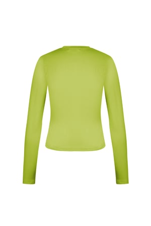 Everyday fit longsleeve high neck - Green h5 Picture8