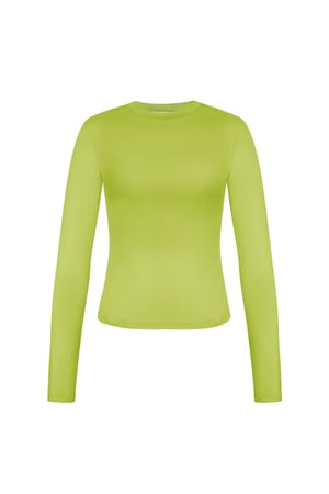 Everyday fit longsleeve high neck - Green h5 