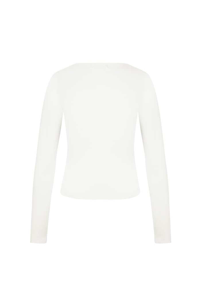 Everyday fit long sleeve low neck - White Picture10