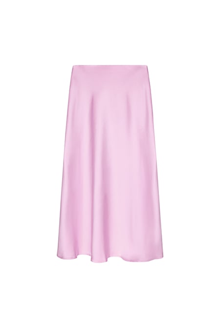 Long satin skirt - Purple 2