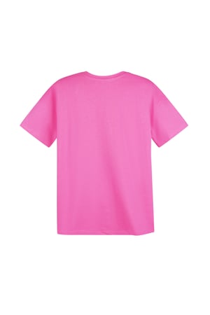 T-shirt smiley face - fuchsia h5 Picture5