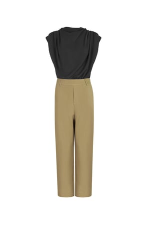 Jumpsuit dune chic - Black h5 