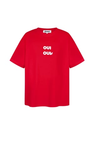 Oui Oui T-Shirt - red h5 