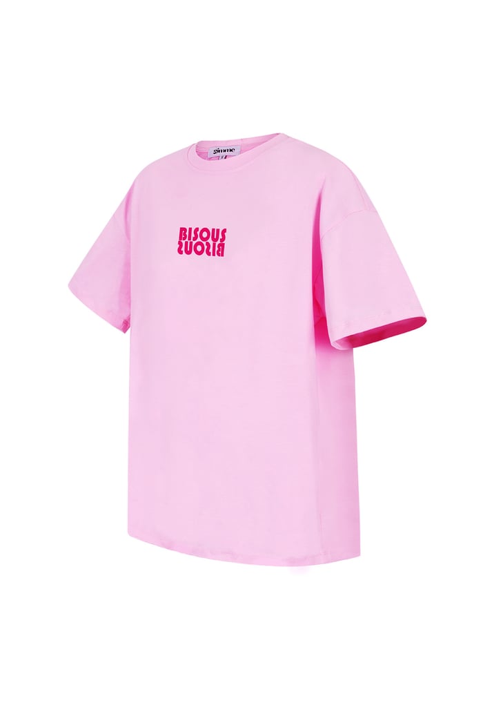 Bisous Short sleeve top - Pink Picture5