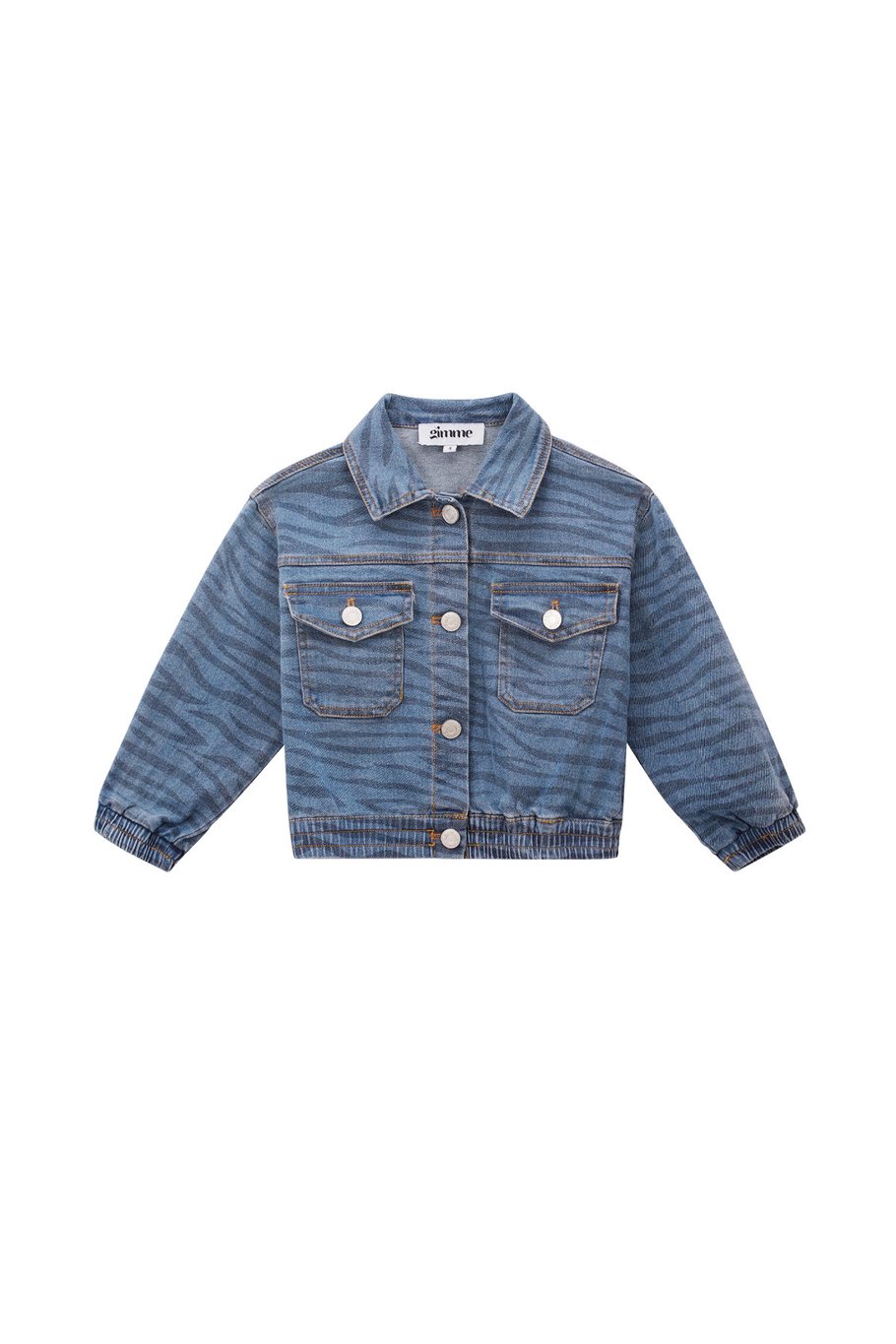 Twinning zebra style jacket child 8 years - Blue