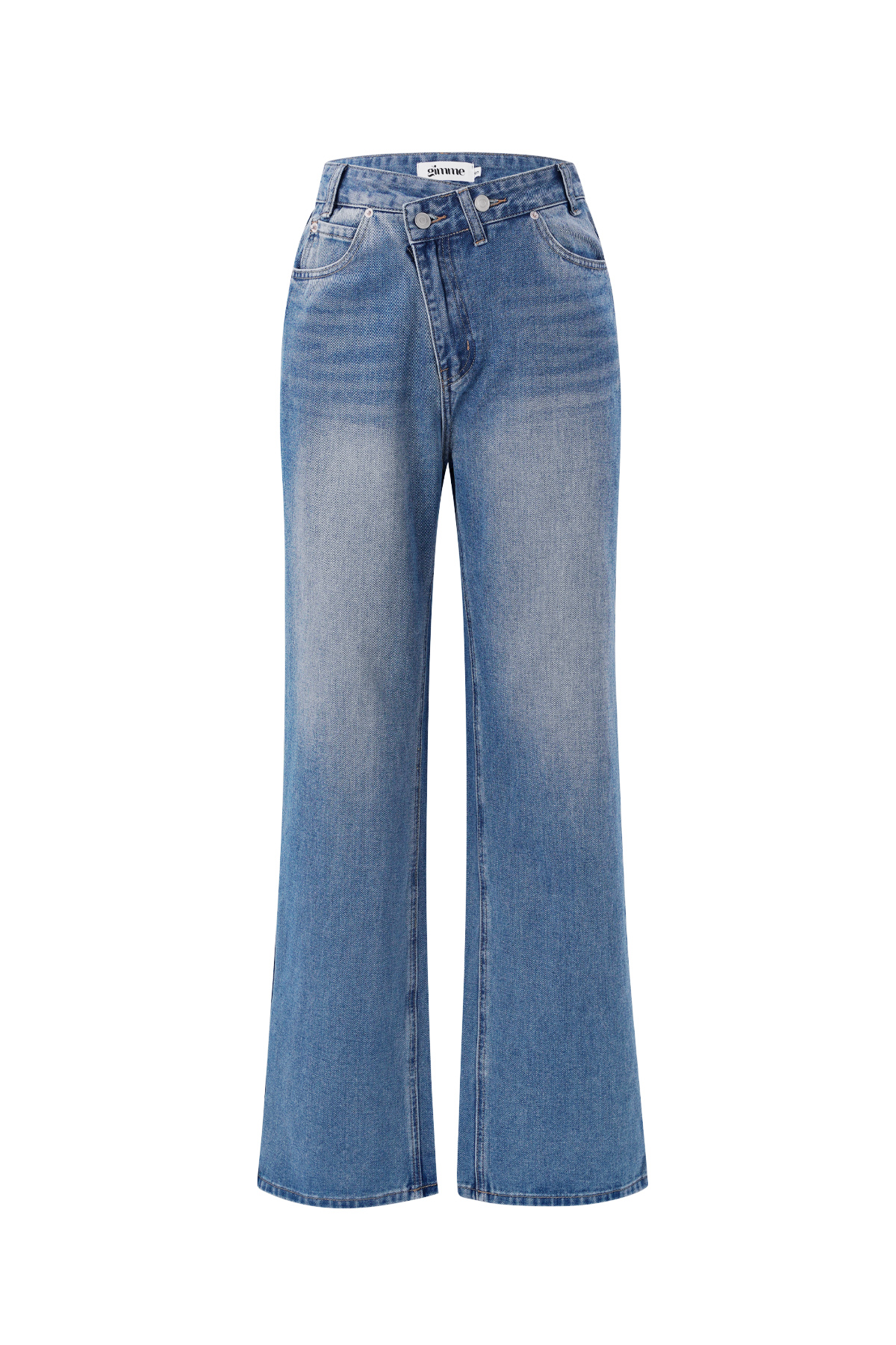 Denim jeans zip up