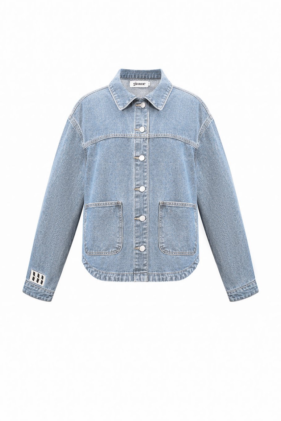 Gimme Denim Blouse - Blue 