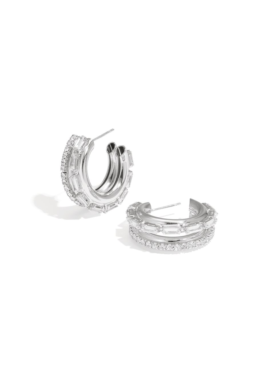 Boucles d'oreilles créoles en fer, élégantes, luxueuses, de Noël, pour femmes h5Image5