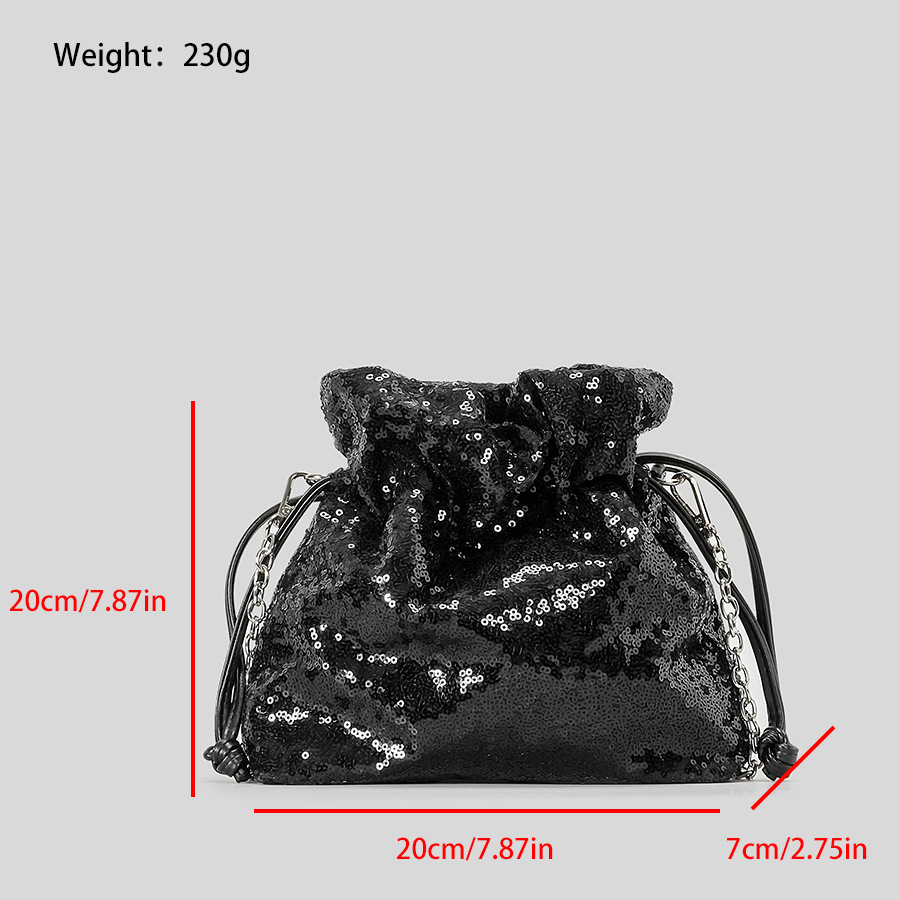 1 Piece Luxurious Stylish Sequin Elegant Women's Handbags h5Picture6