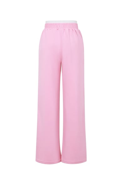 Polyester fiber (polyester) Straight pants Solid color Sporty All Fit  Clothes h5 Picture3