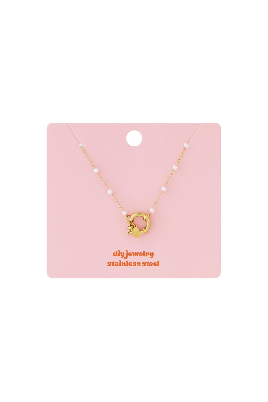 Lock with pearls necklace h5Picture5