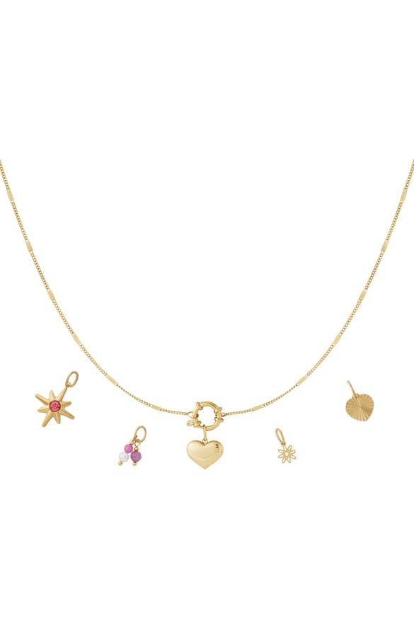 Mini heart DIY necklace 2