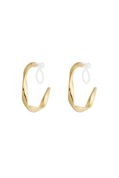Orecchini a clip curvi h5 