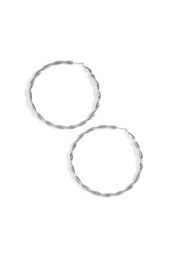 Stainless Steel Hoop Earrings Geometric Casual Daily Simple Series Women's jewelry