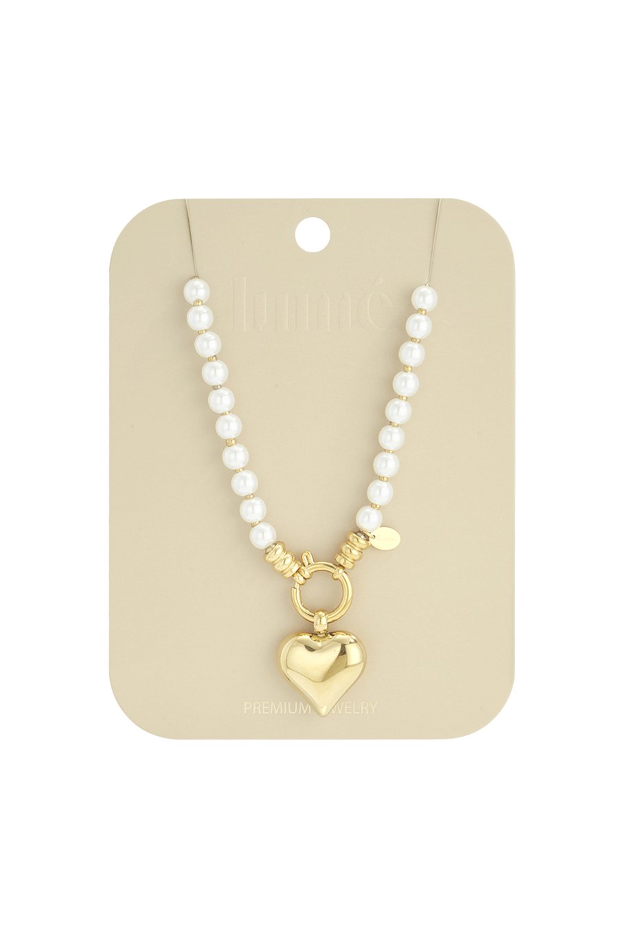 Collane di perline, perline a cuore, casual, quotidiane, semplici, serie di gioielli da donna Immagine6