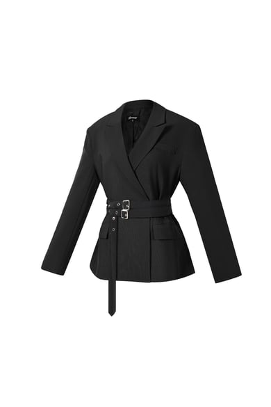 Çift Kemer Blazer h5 Resim2
