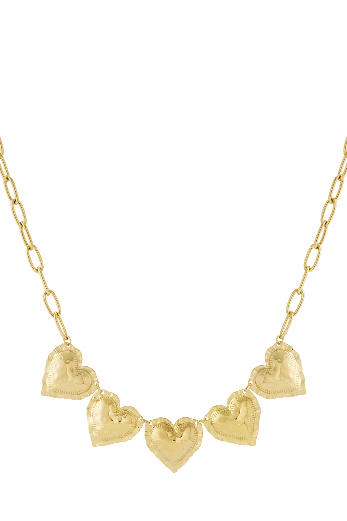 5 Hearts Necklace