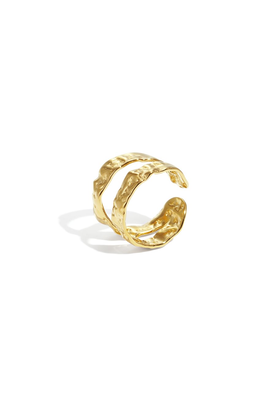 Stainless Steel Minimalist Rings irregular shape Casual Daily Simple Series Women's jewelry 