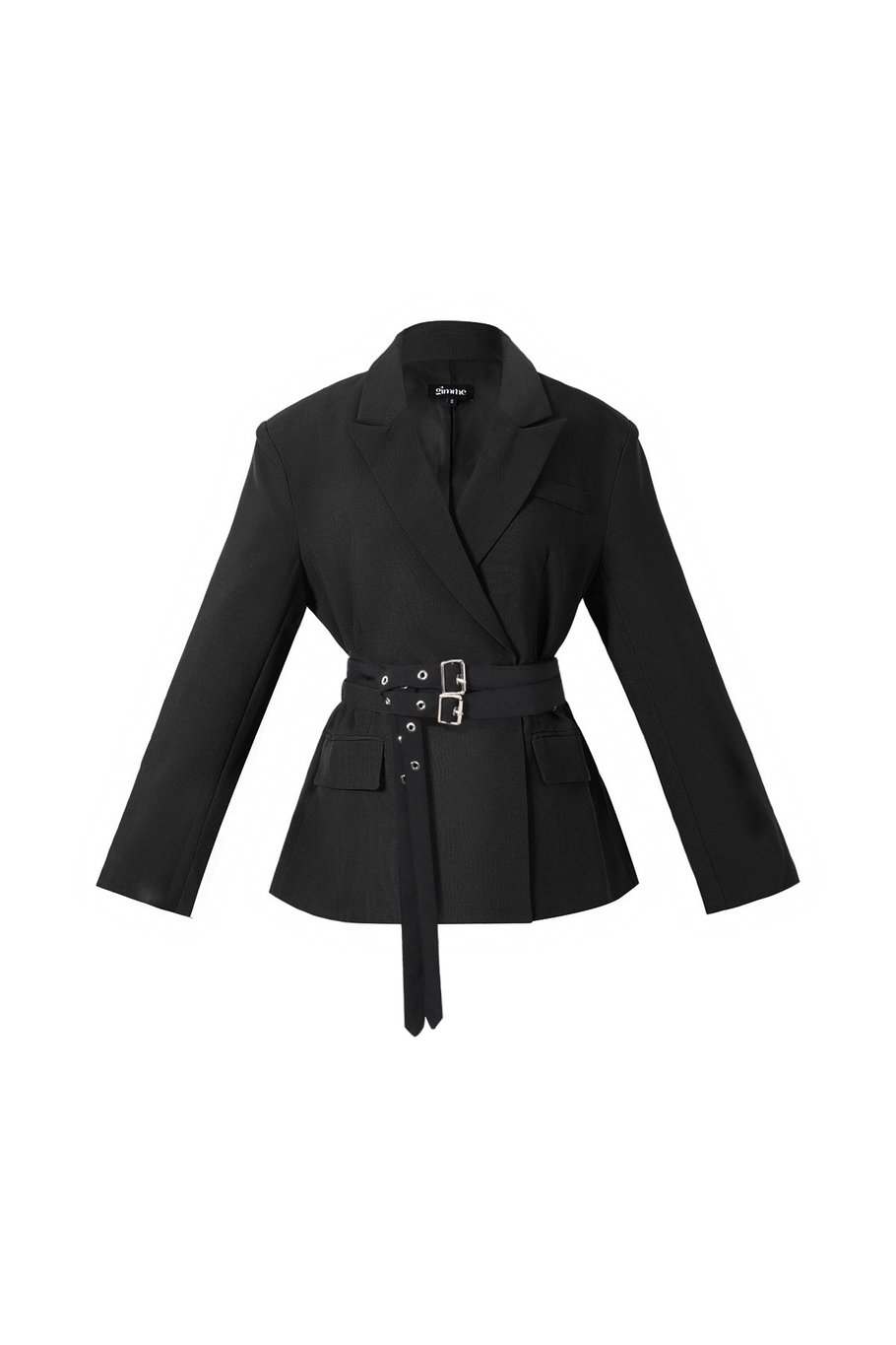 Çift Kemer Blazer 
