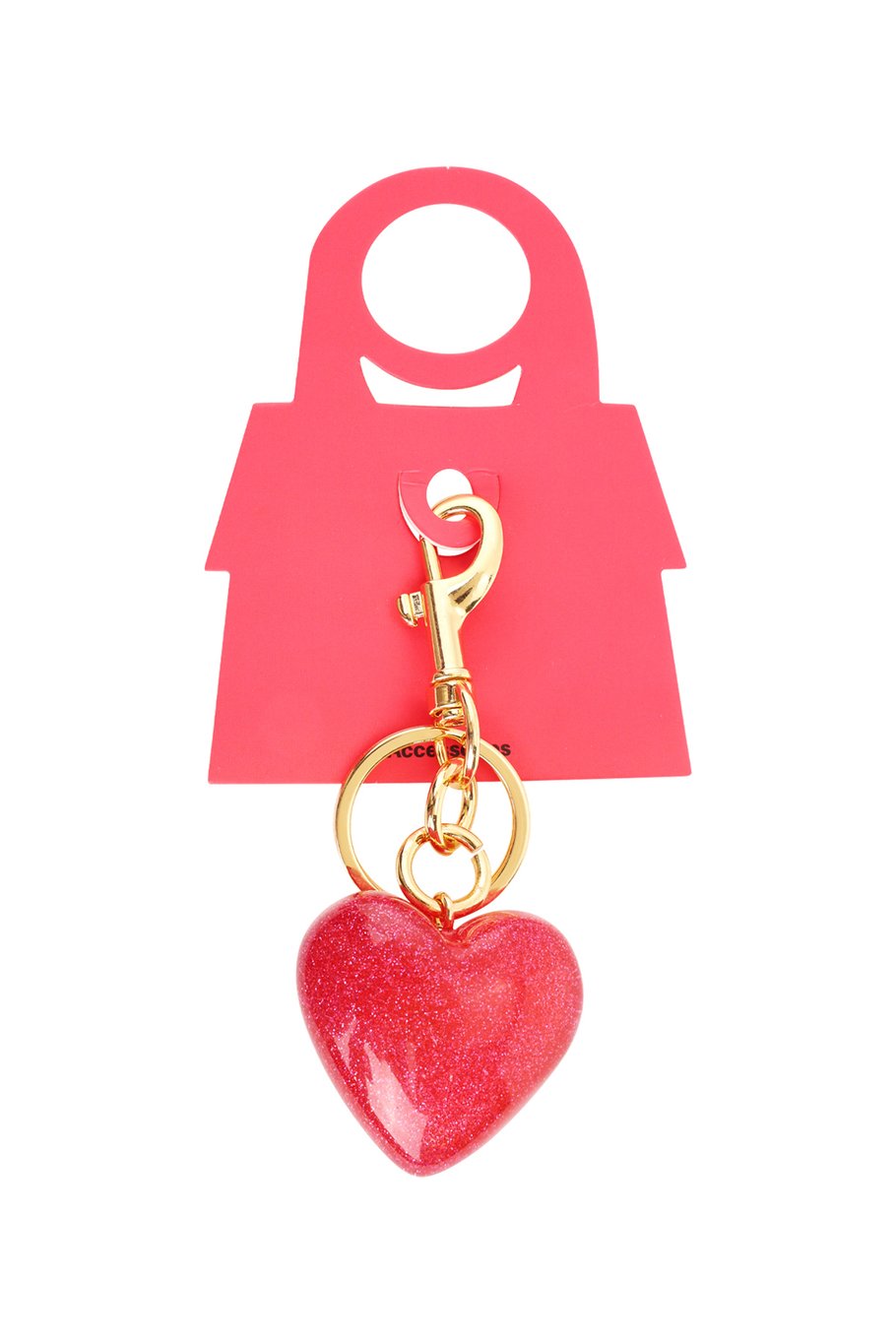 Glitter Heart Bag Charm h5Picture3