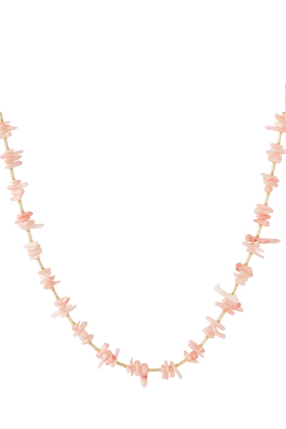 Collier à breloques corail 2