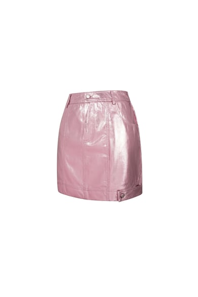Pink Love Mini Skirt - Pink h5 Picture5