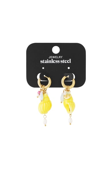 Boucles d&#39;oreilles coquillages h5 Image3