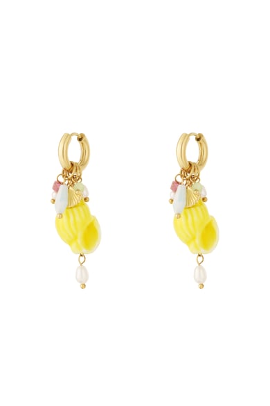 Boucles d&#39;oreilles coquillages h5 