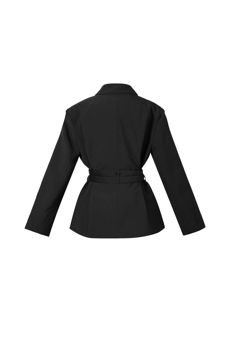 Çift Kemer Blazer Resim3