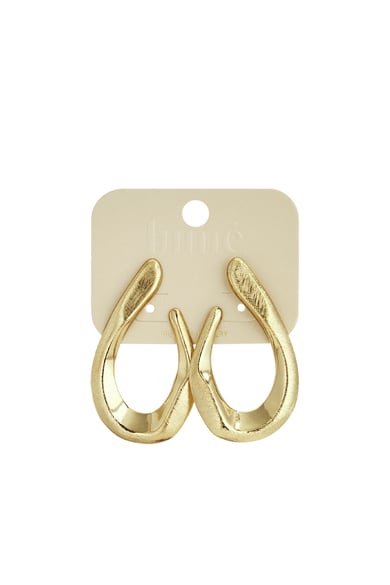 Pendientes de botón de forma irregular, serie casual, diario, simple, joyería para mujer h5 Imagen3