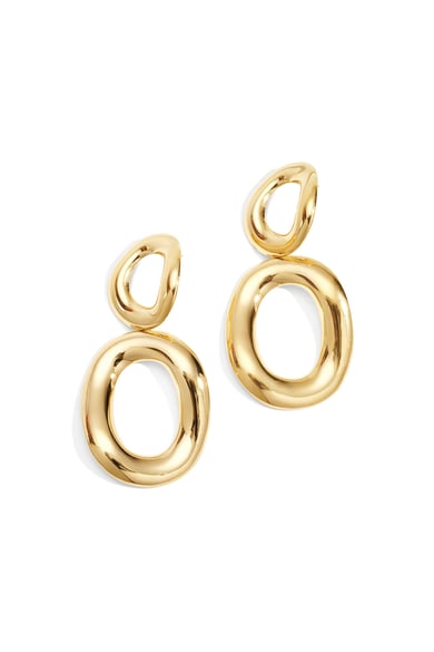 Stainless Steel Drop Earrings circle Casual Daily Simple Series Women's jewelry h5 