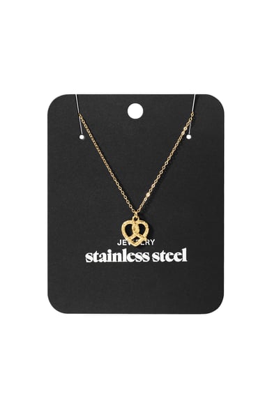 Edelstahl Anhänger Halsketten Essen Casual Daily Simple Serie Damenschmuck h5 Bild3